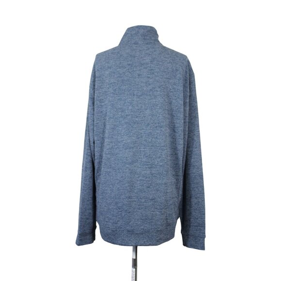 Member's Mark men's 1/4 zip mock neck knit casual pullover sweater - Picture 3 of 9